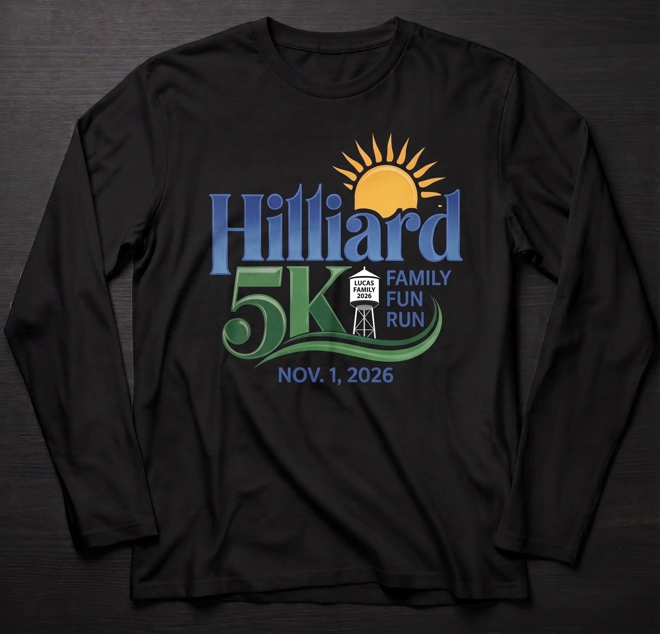 Official Hilliard 5K Race Shirt